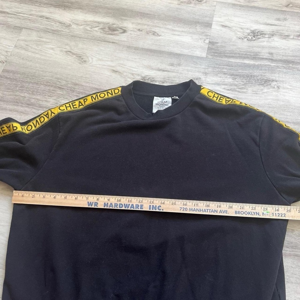 Cheap Monday Black Sweater with Yellow Details - Picture 4 of 5